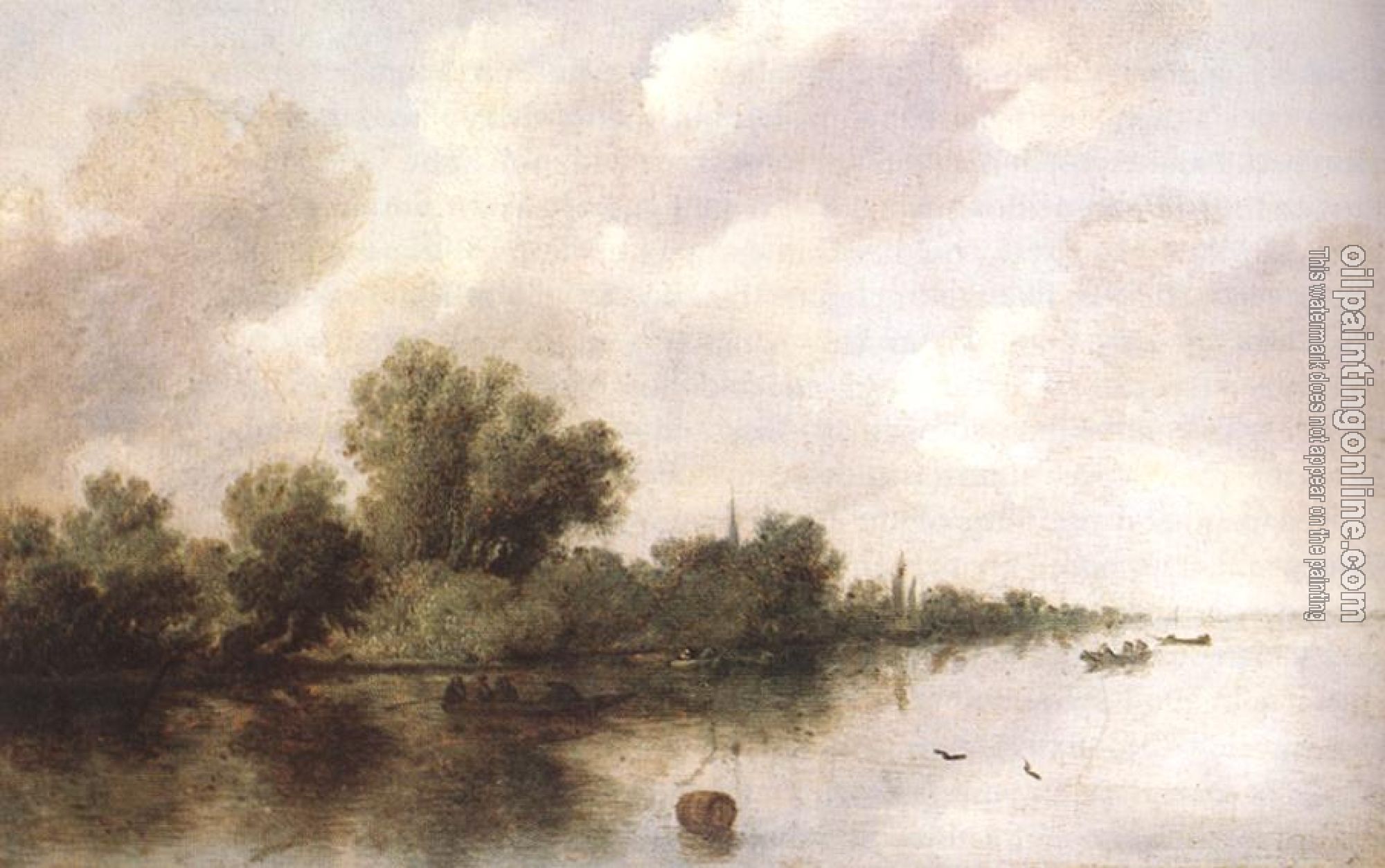 Ruysdael, Salomon van - River Scene